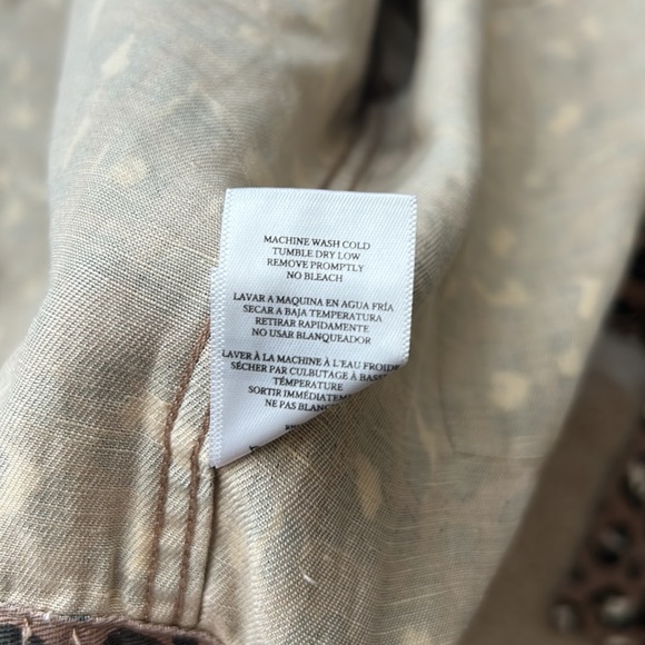 Rails cropped Steffi mountain leopard animal print denim jacket - Picture 8 of 8